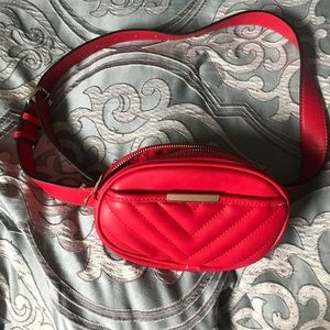 Red belt bag super cute worn once